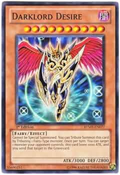 Amazon.co.jp: 遊戯王 英語版 RYMP-EN077 Darklord Desire 堕天使